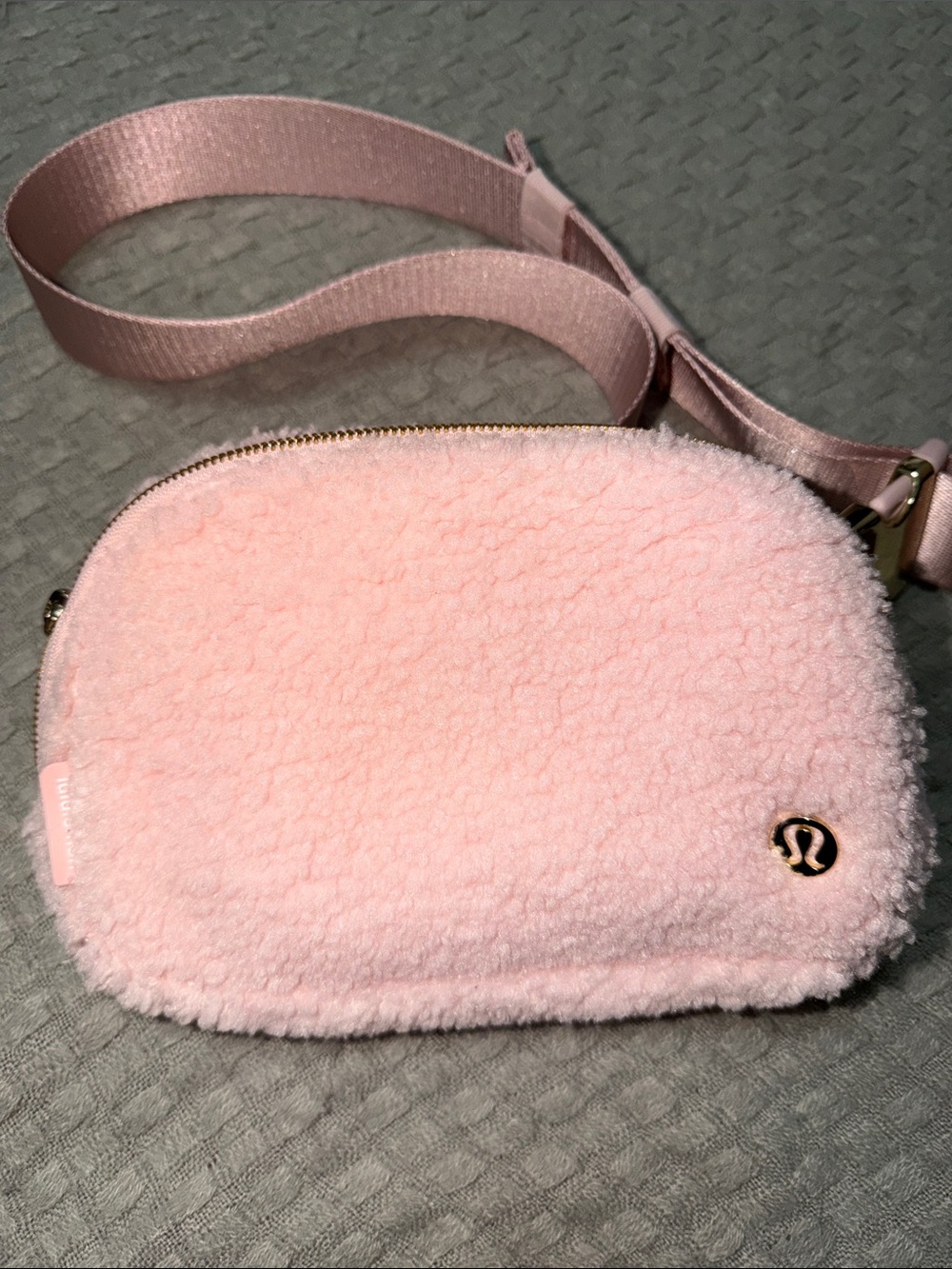lululemon athletica Plush Pink Sherpa Crossbody Bag